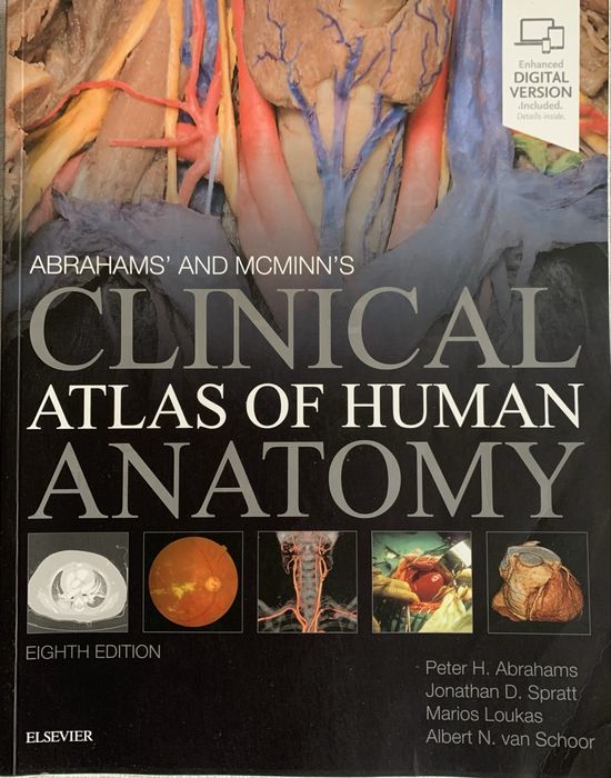 Abrahams' and McMinn's Clinical Atlas of Human Anatomy (oitava edição)