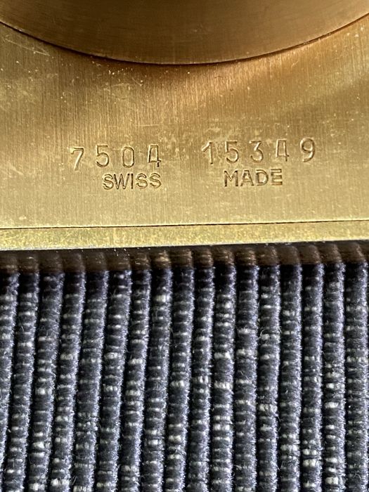 Relogio de Viagem CARTIER Dourado 7504