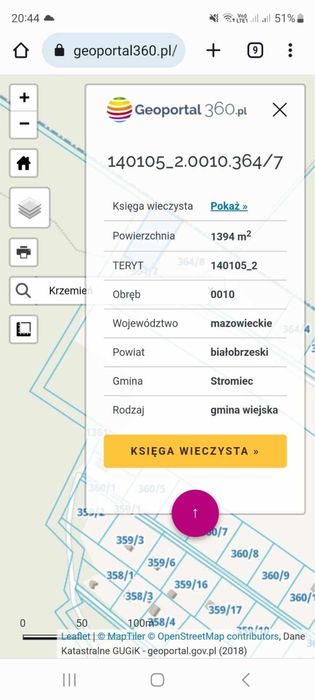 Działka Krzemień/ Biała Góra - Widok 2