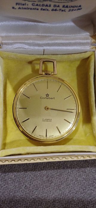 Relógio de Bolso Cortebert I7 a funcionar