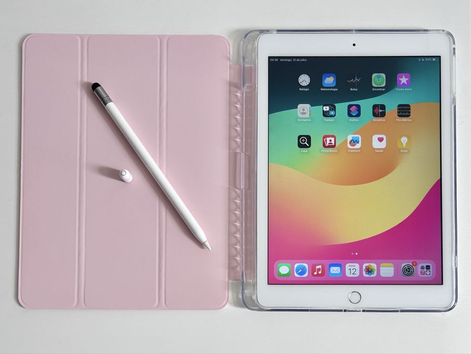 Apple iPad 6a geração 128 GB + Apple Pencil 1a geração