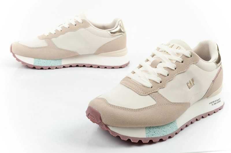 Gap buty damskie sportowe Osaka beżowe sneakersy wygodne modne