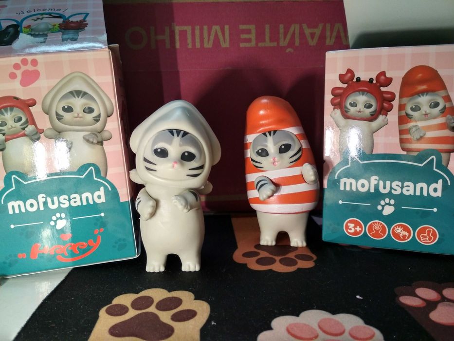 Колекційна фігурка "котик". Mofusand.