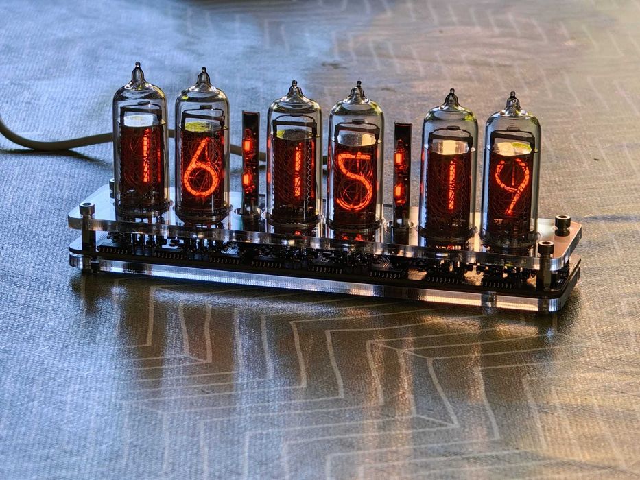 Zegar NIXIE lampowy IN-14 RETRO 6-lamp