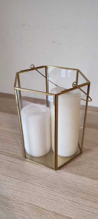 Porta velas de chão