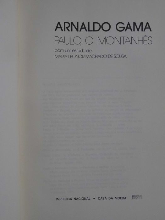 O Montanhês Paulo de Arnaldo Gama