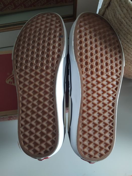 Vans Slip On quadrados pretos e brancos