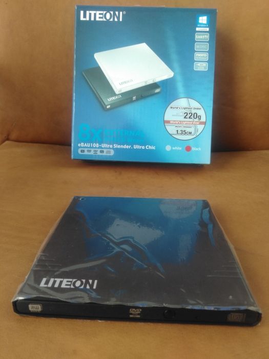 DVD/CD Slim, marca LITEON, entrada USB, NOVO