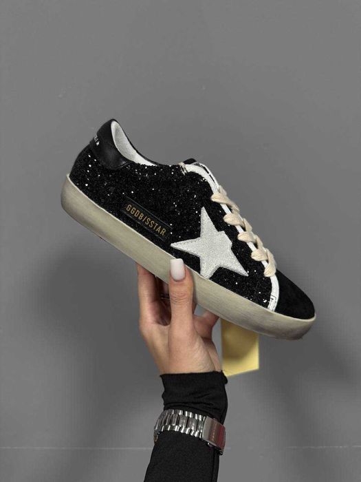 GOLDEN GOOSE кеды оригинал черные женские новые голден гуси италия