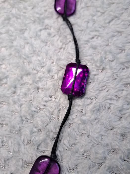 Fioletowy naszyjnik 40
