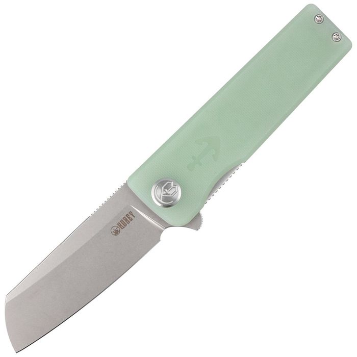Nóż składany Kubey Sailor Jade G10, Beadblasted AUS-10 by (KU317E)