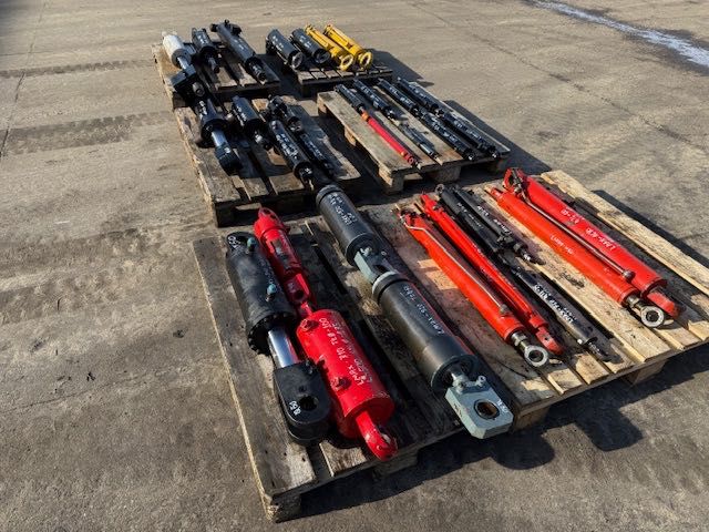 SIŁOWNIK hydrauliczny przemysłowy nowy komplet  palety 6