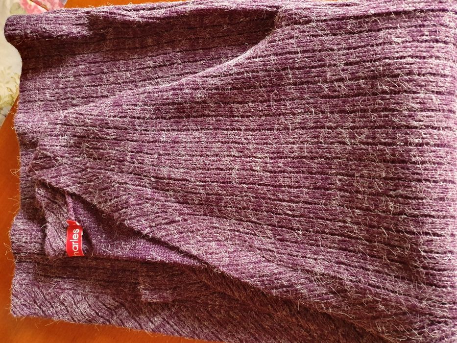 Casaco malha lilas da Charles