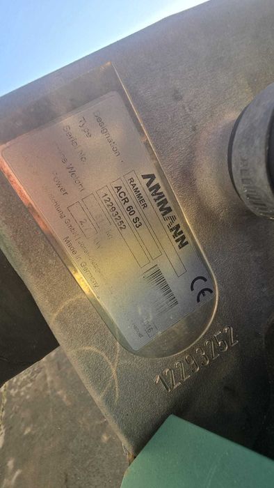 Zagęszczarka stopowa skoczek Ammann ACR 60S3 Wacker Bomag Weber