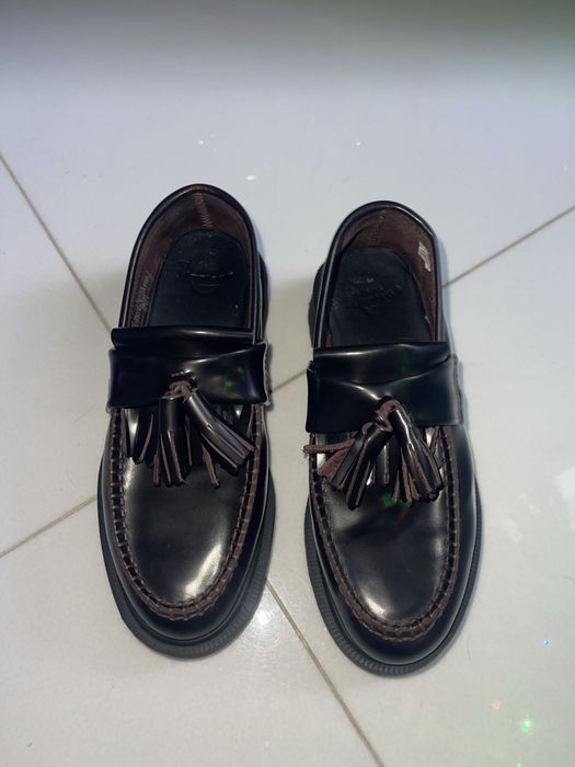 DR. MARTENS Adrian Cherry Red Arcadia Мартинсы Вишневый Лоферы Туфли