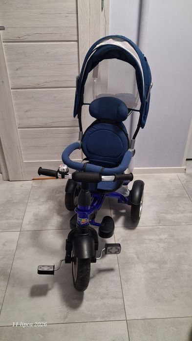 Wielofunkcyjny Rower Trójkołowy dla Dzieci – Obrotowe Siedzisko 360°
