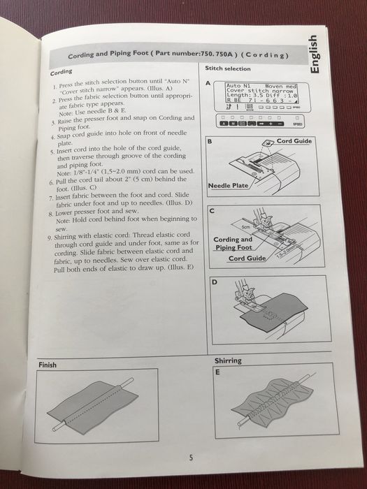 Лапки для оверлока Husqvarna Huskylock 936 Viking.