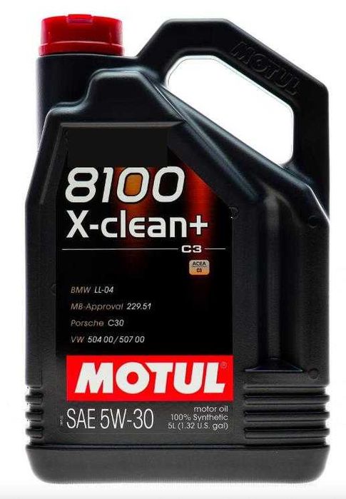 Мастило моторне MOTUL 8100 X-CLEAN+ 5W-30 (5L)