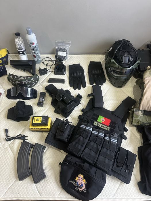 Vendo kit completo de airsoft