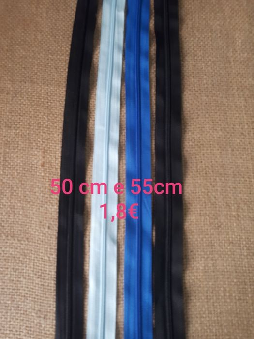 Fechos de vários tamanhos ver fotos