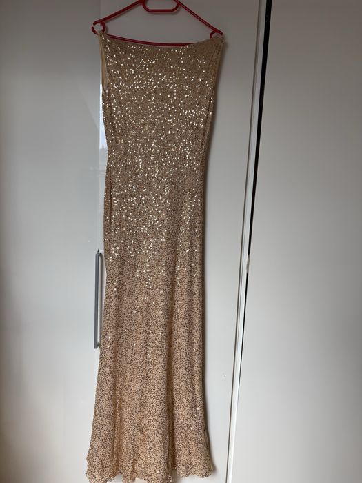 Sukienka cekinowa dluga r.M/L