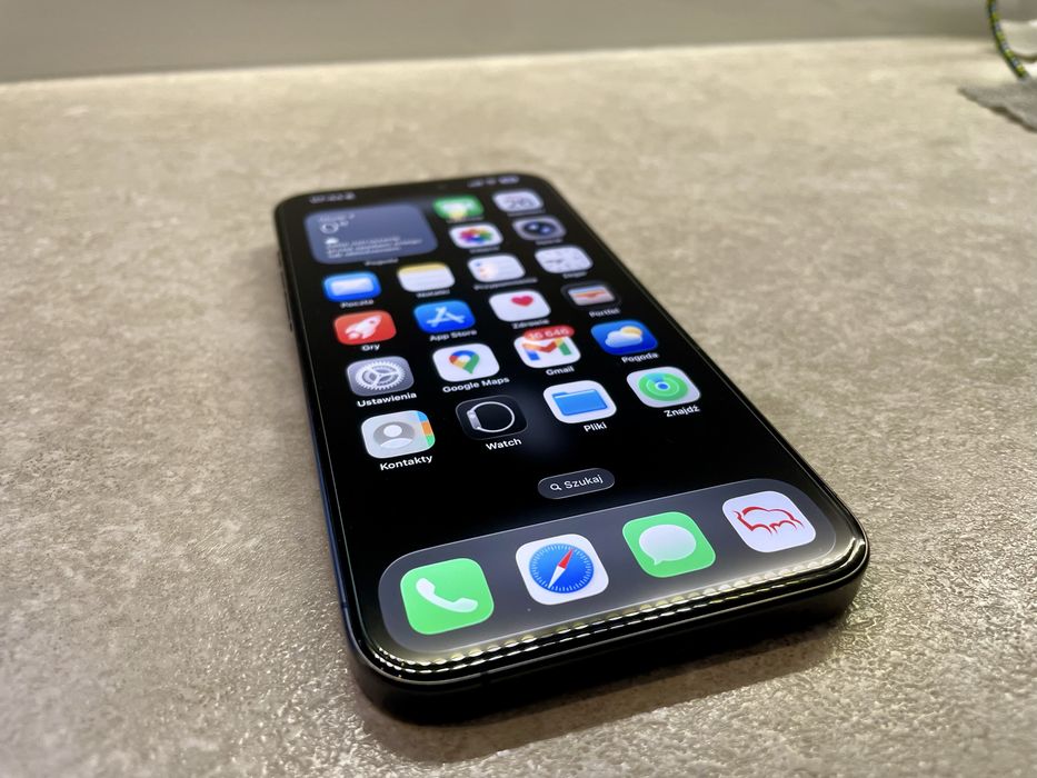 Iphone 15 pro max 256gb pelny komplet stan bdb