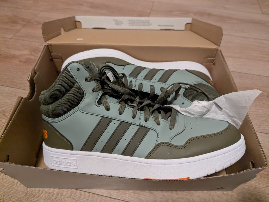 Кросівки Adidas Hoops 3.0 Mid Basketball USA 12.1/2 EUR 47.1/3 30.5 см