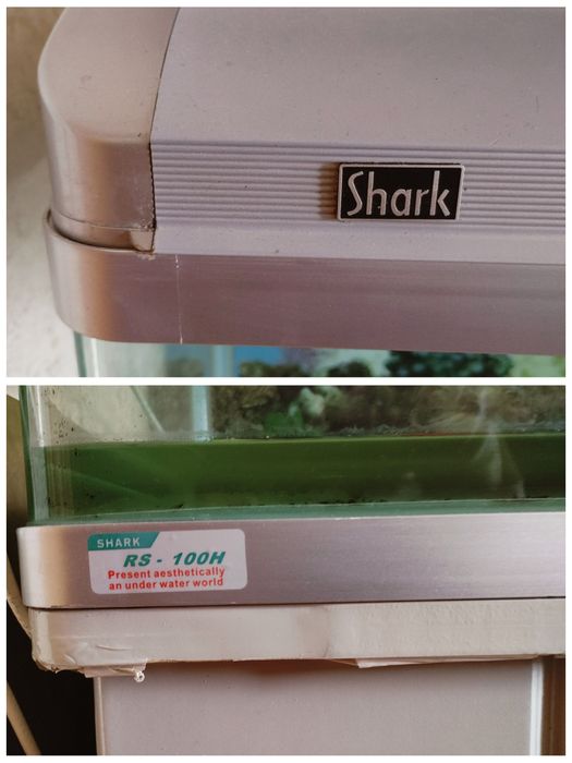 Аквариум с тумбой  SHARK с бесшовным передним стеклом 250 л