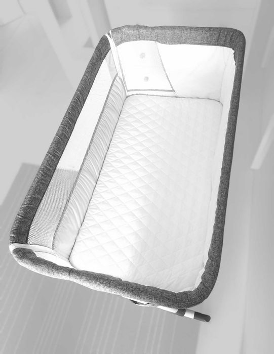 Berço co-Sleeping Asalvo Cinza