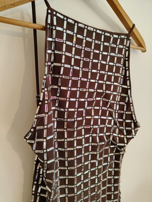 Zara cekinowa sukienka