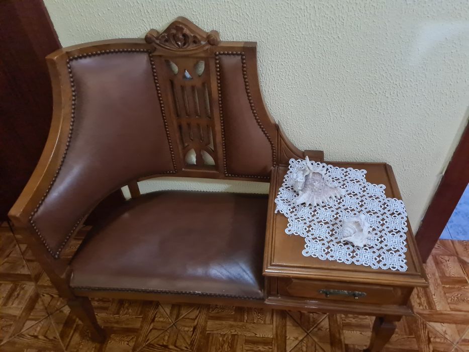 Móvel madeira castanho como novo 80 largura ×40