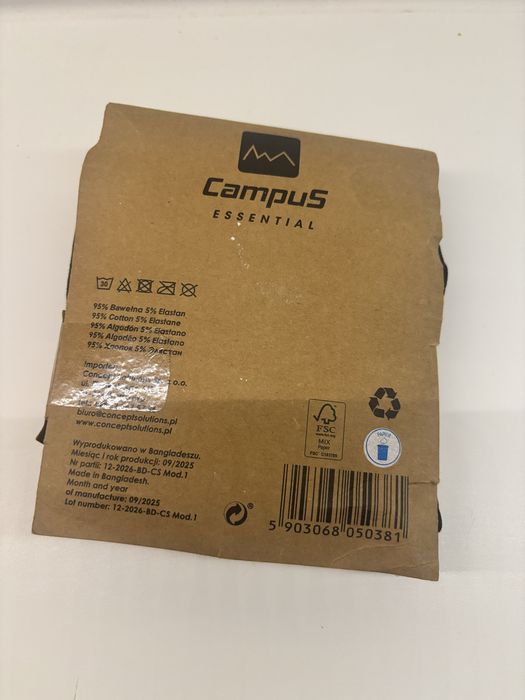 Spodenki bokserki campus new 2 sztuki pro
