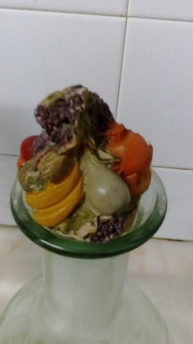 Coleção peças vintage em vidro c base em muito bom estado vendo troco