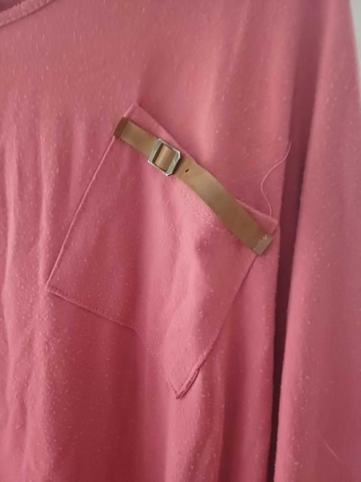 Bluzka reglan, pudrowy róż, rozm. XL