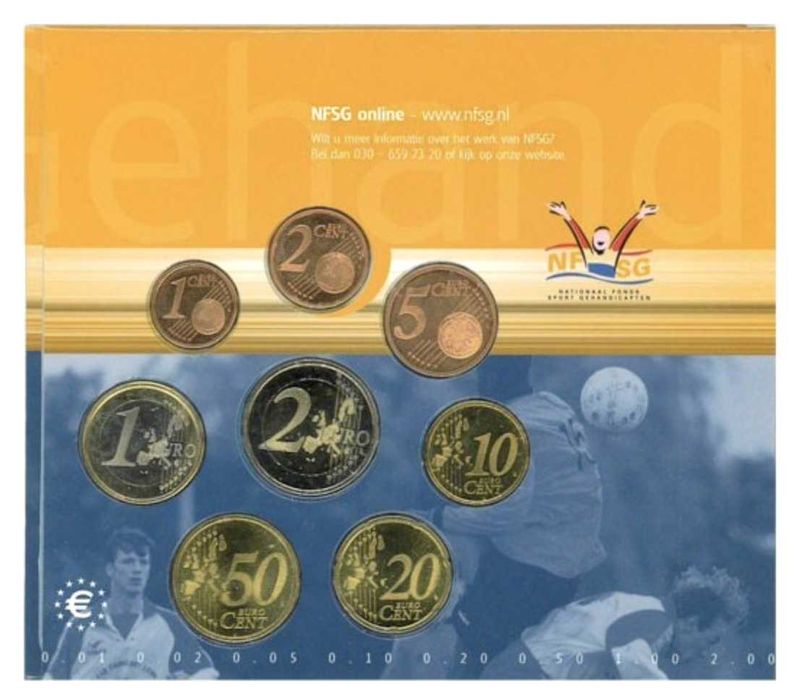 Carteira Moedas BNC - Holanda 2001