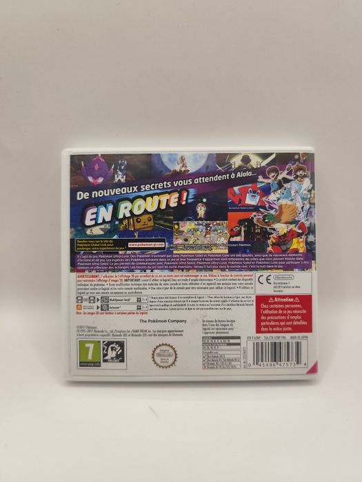 Pokémon Ultra Moon CIB (Caixa FR) - Nintendo 3DS | Excelente Estado