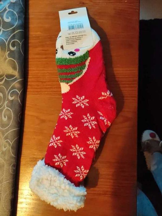Meias Natal com pelo por dentro