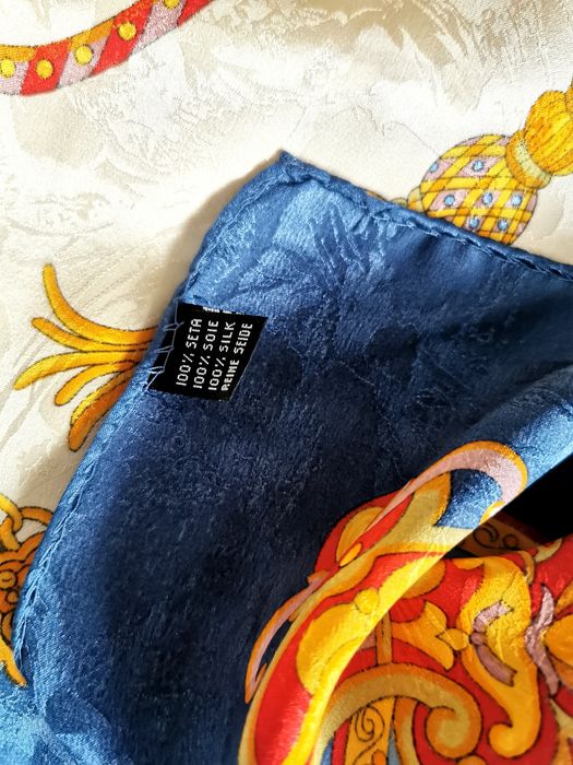 Made In Italy jedwabna chusta apaszka