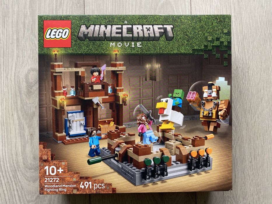 Nowe LEGO Minecraft 21272 Ring walki w Forest Seat