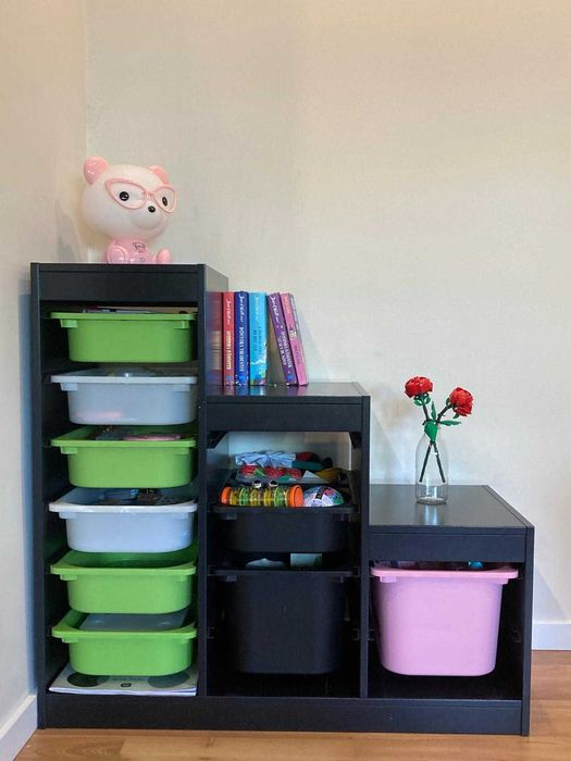 IKEA TROFAST - Móvel de arrumação com caixas