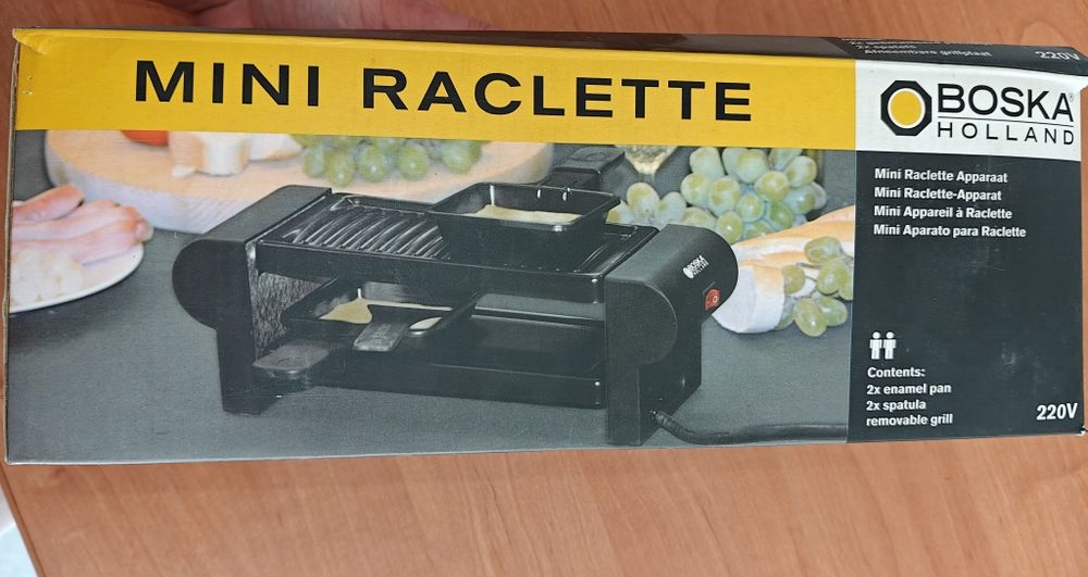 Раклетниця Boska, набір для раклету, гриль