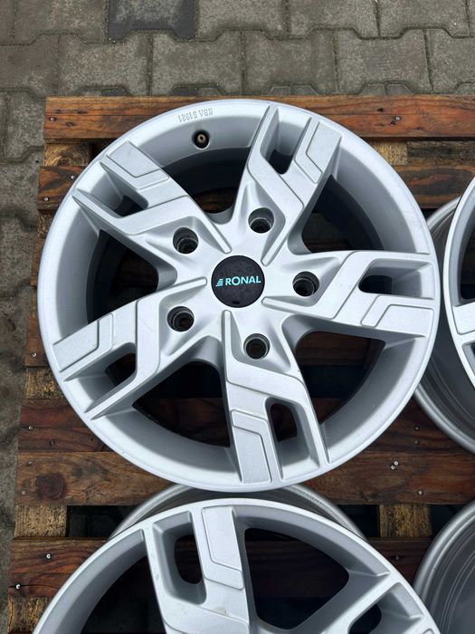 5x160 7j x 17" et53 Ford Custom komplet alufelgi z czujnikami ciśnieni