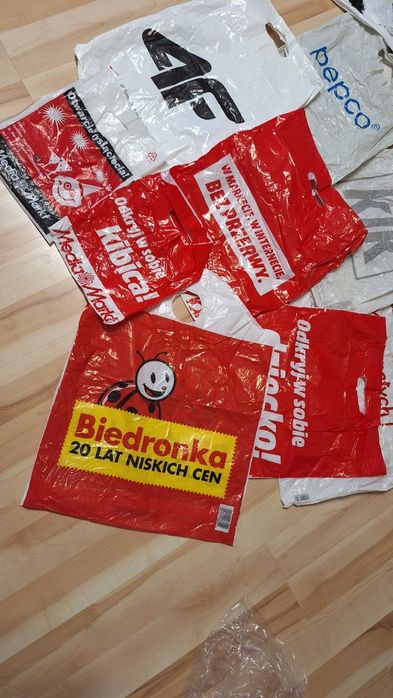 Stare retro reklamówki 18 szt