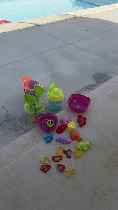 Conjunto de brinquedos de praia