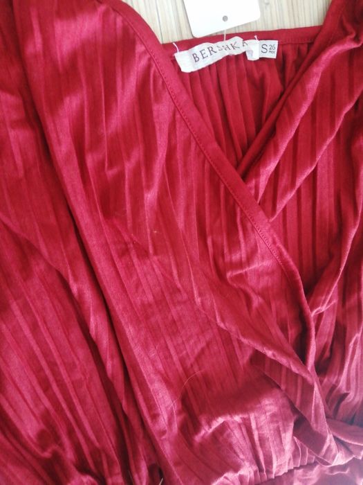 Body vermelho Bershka novo S