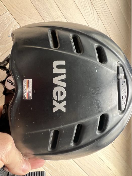 Kask jeździecki Uvex 52 skarpety jeździeckie Set