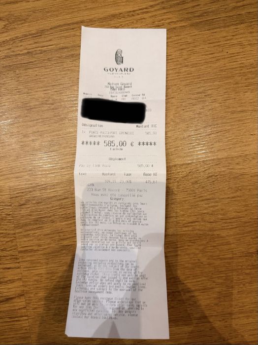 Carteira ORIGINAL Maison Goyard