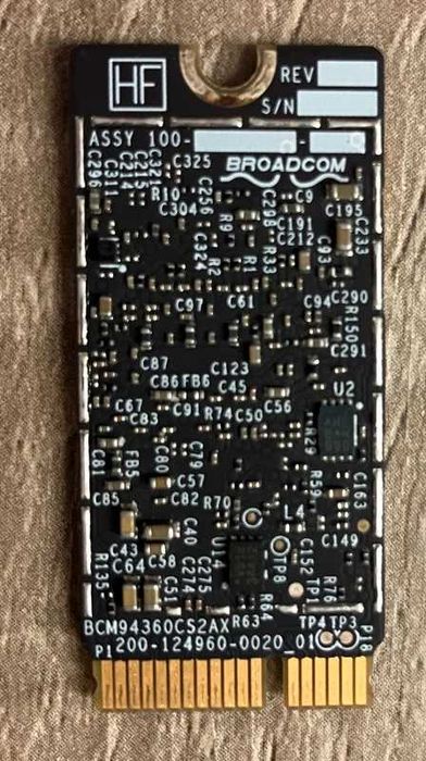 WiFi placa para Macbook Air 2012-2017