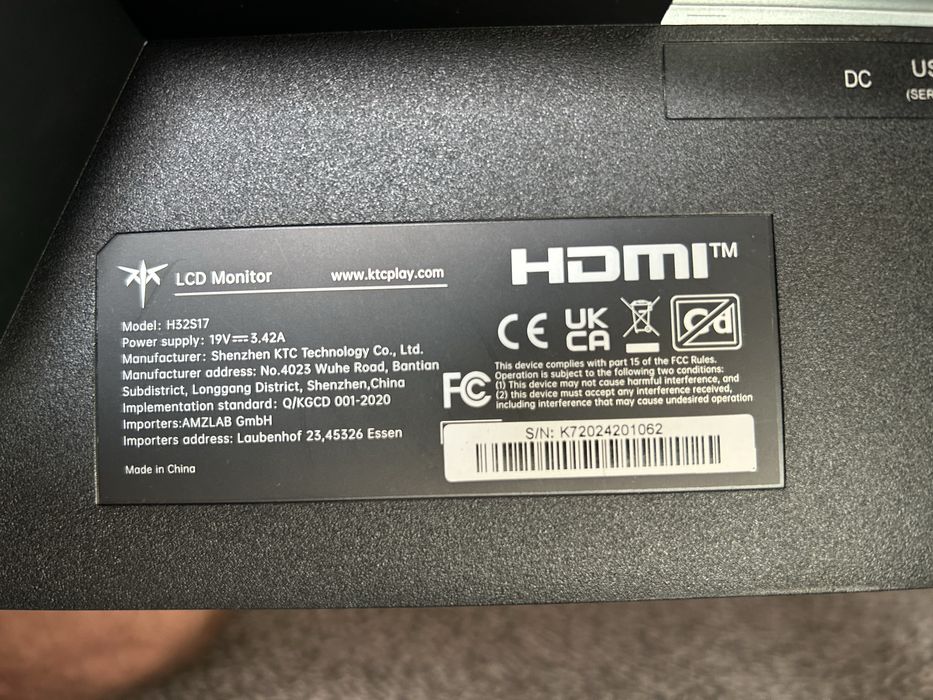 Monitor 32 cale KTC 2K 180hz zakrzywiony