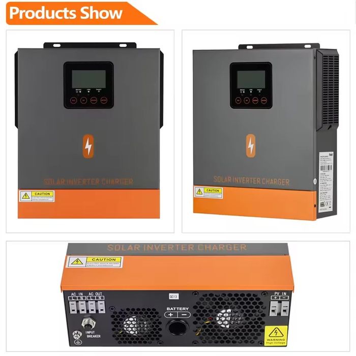 Новий Гібридний інвертор з чистою синусоїдою PowMr 1500W  24V